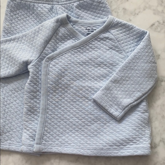 Ralph Lauren cotton blend quilted 2pc set - Picture 4 of 4